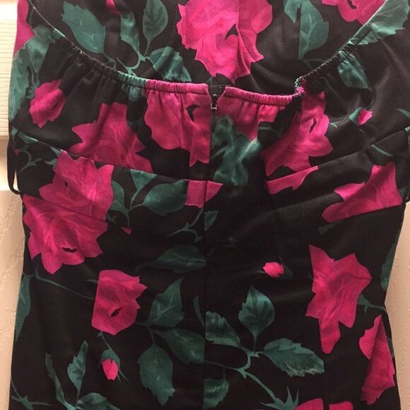 Forever 21 Strapless Flower Dress Small - Picture 5 of 6